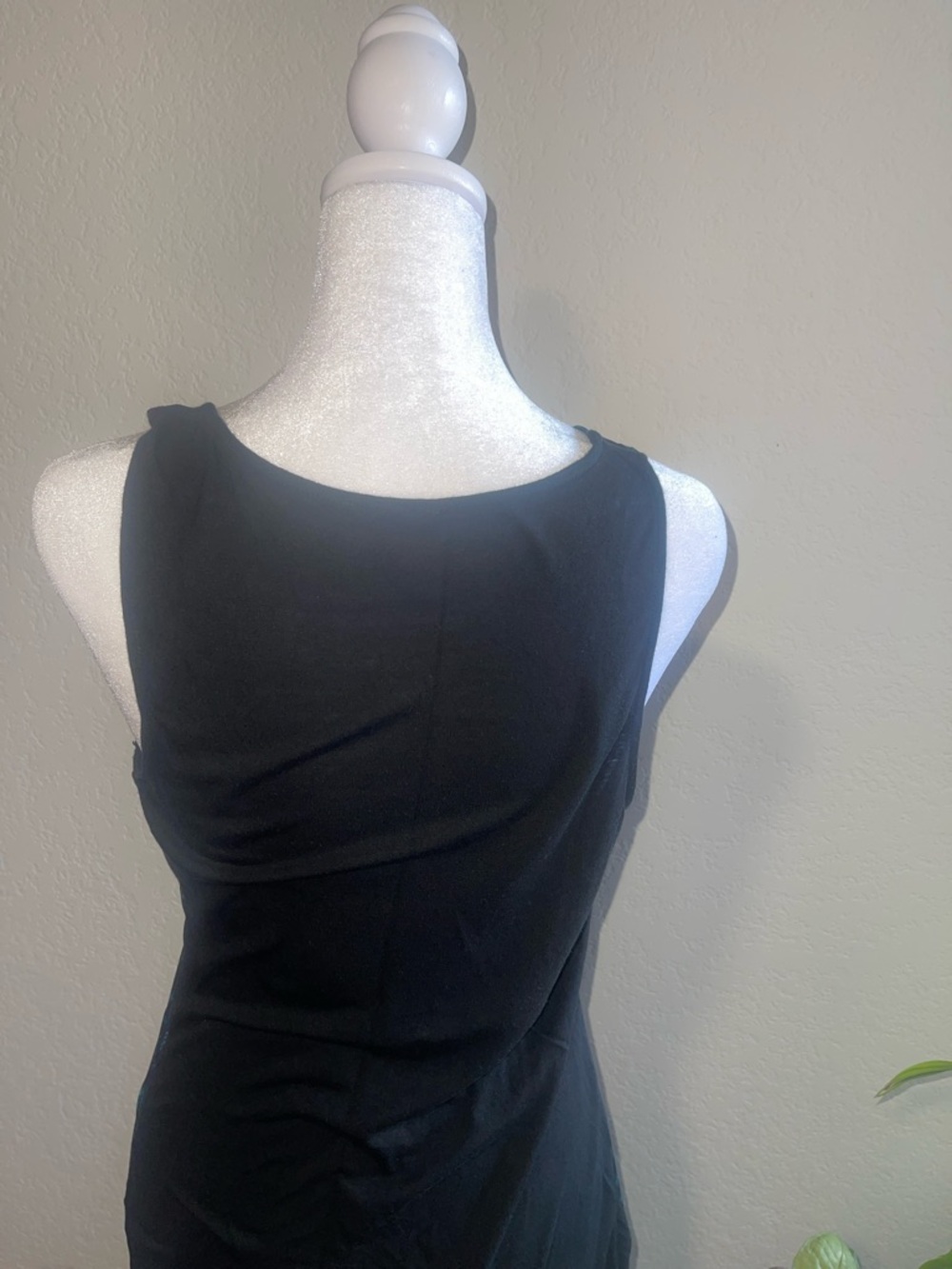 Express Black Tank Top with Teal Chevron Print - Picture 5 of 7